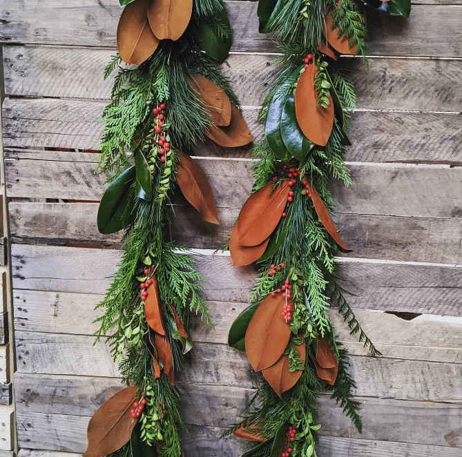 Custom Holiday Wreaths; Elf Gnomes and Garland