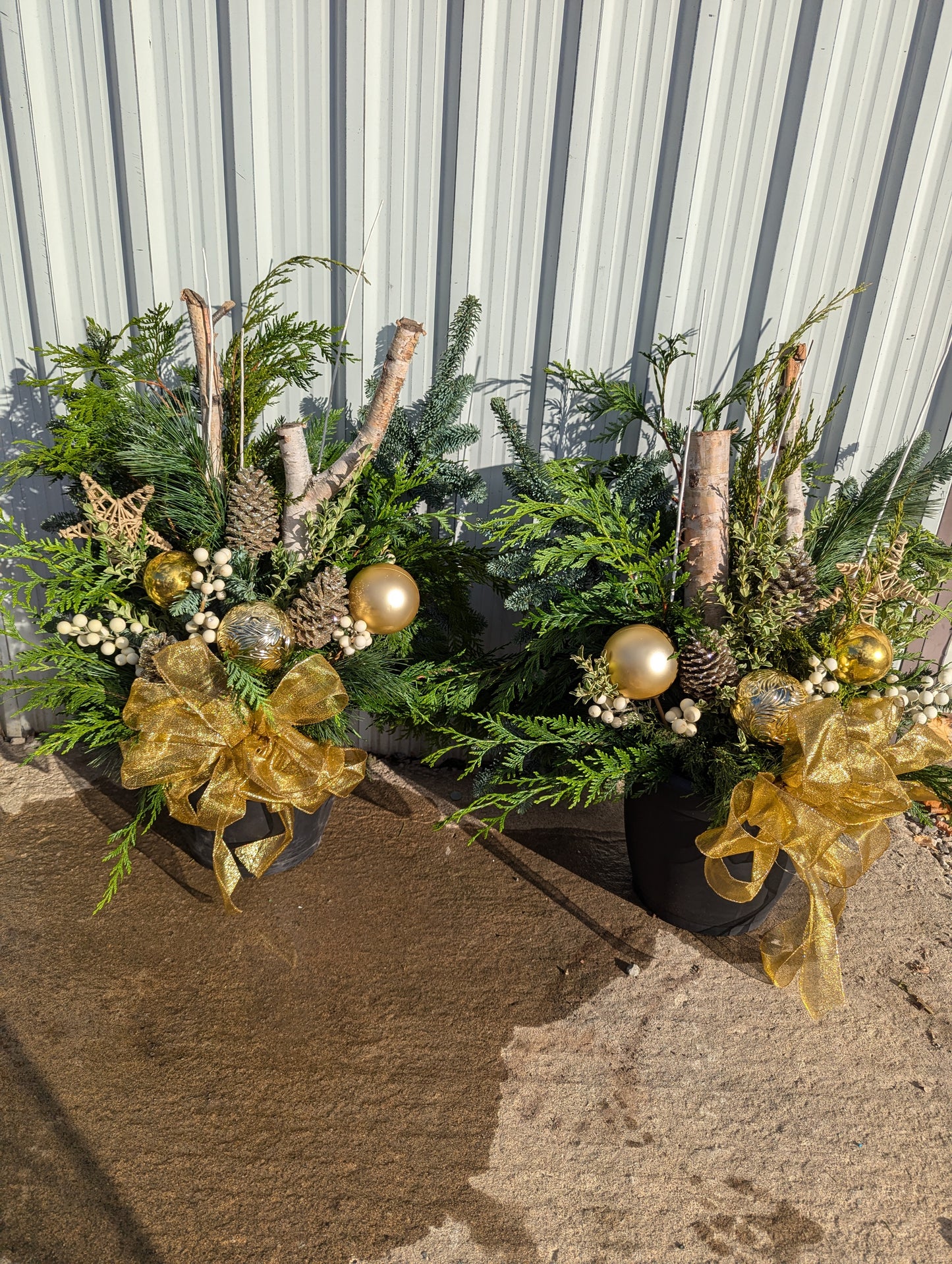 Custom Holiday Wreaths; Elf Gnomes and Garland